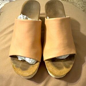 Gently worn Style & Co espadrille platform sandals